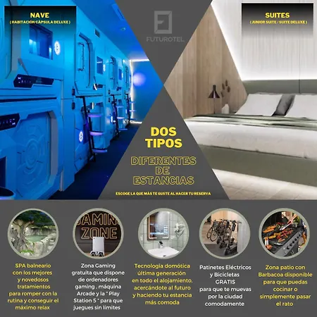 Futurotel Spa Garden Capsulehotel Granada